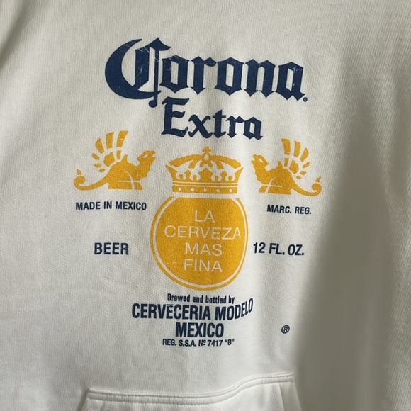 Corona white hoodie - Picture 3 of 4